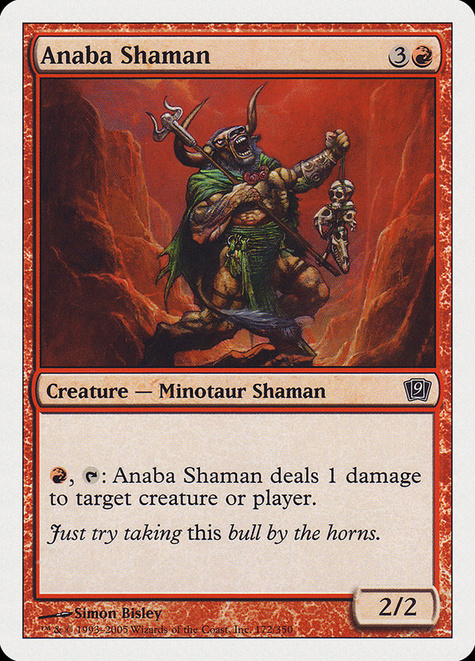 Anaba Shaman [Ninth Edition] MTG Single Magic: The Gathering | Red Claw Gaming