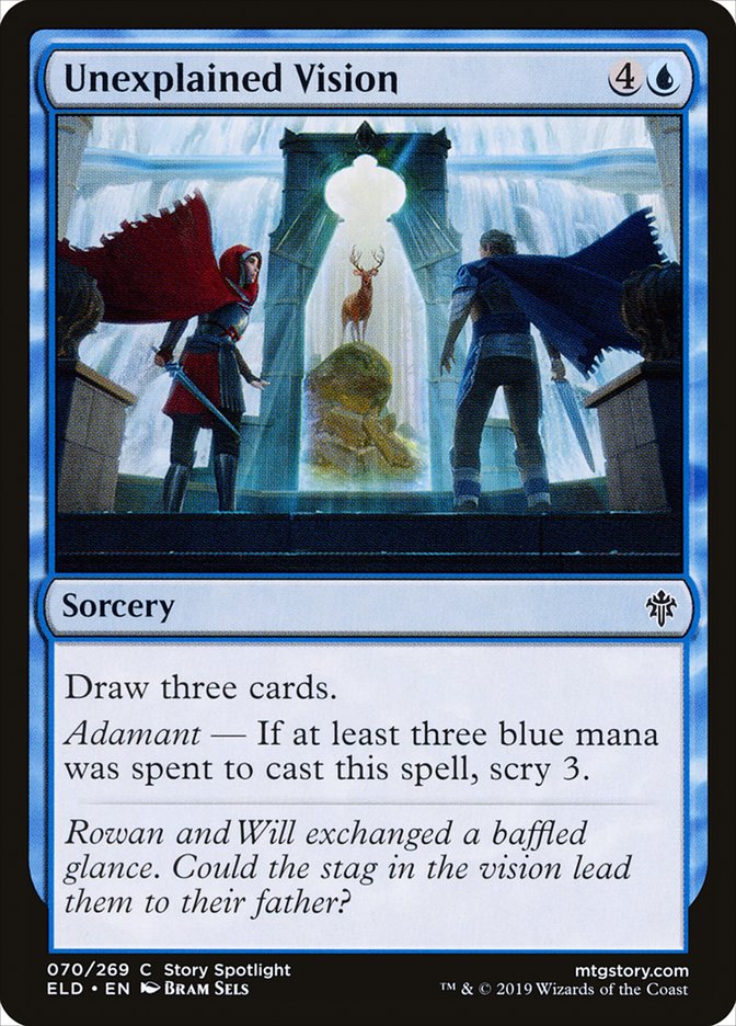 Unexplained Vision [Throne of Eldraine] MTG Single Magic: The Gathering | Red Claw Gaming