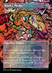 Krark's Thumb // Krark's Thumb (Borderless) [Secret Lair Drop Series] MTG Single Magic: The Gathering | Red Claw Gaming
