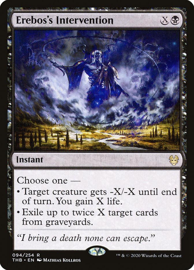 Erebos's Intervention [Theros Beyond Death] MTG Single Magic: The Gathering | Red Claw Gaming
