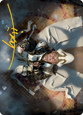 Jerren, Corrupted Bishop Art Card (Gold-Stamped Signature) [Innistrad: Midnight Hunt Art Series] MTG Single Magic: The Gathering | Red Claw Gaming