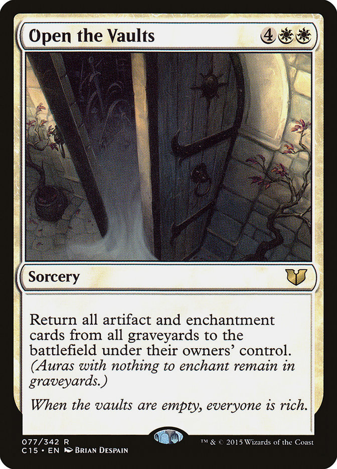 Open the Vaults [Commander 2015] MTG Single Magic: The Gathering | Red Claw Gaming