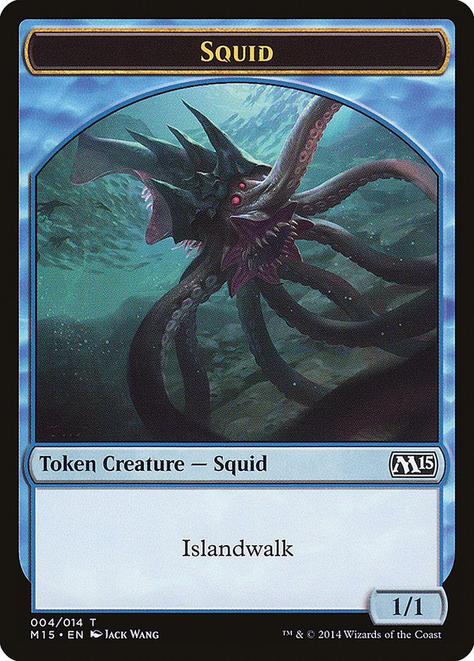 Squid Token [Magic 2015 Tokens] MTG Single Magic: The Gathering | Red Claw Gaming