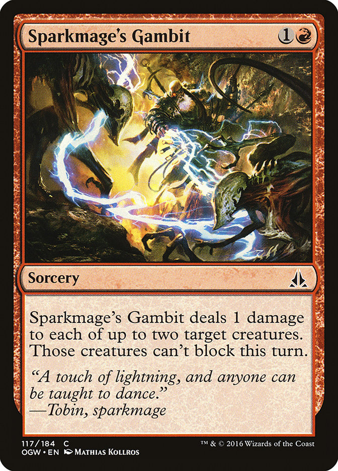Sparkmage's Gambit [Oath of the Gatewatch] MTG Single Magic: The Gathering | Red Claw Gaming