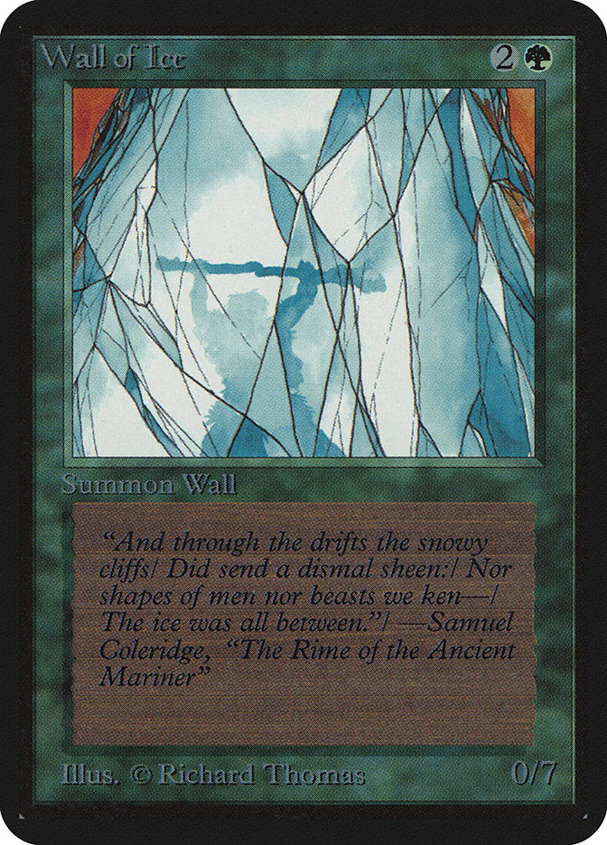Wall of Ice [Alpha Edition] MTG Single Magic: The Gathering | Red Claw Gaming