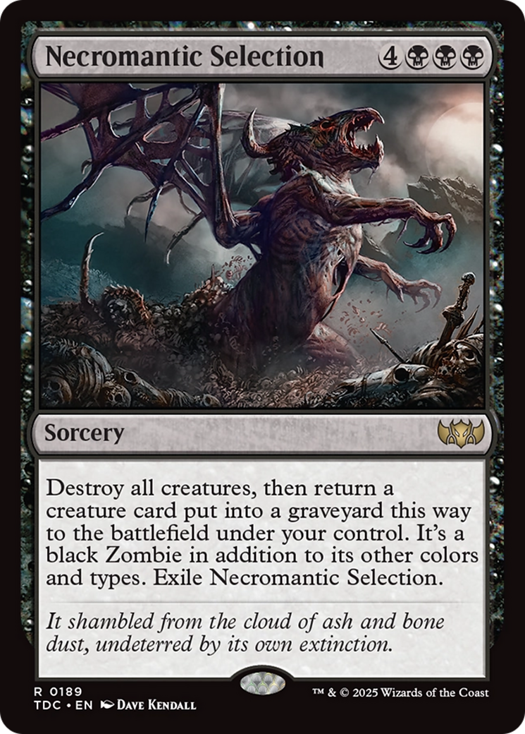 Necromantic Selection [Tarkir: Dragonstorm Commander] MTG Single Magic: The Gathering | Red Claw Gaming