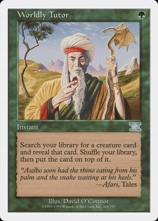 Worldly Tutor [Classic Sixth Edition] MTG Single Magic: The Gathering | Red Claw Gaming