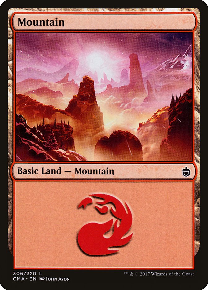 Mountain (306) [Commander Anthology] MTG Single Magic: The Gathering | Red Claw Gaming