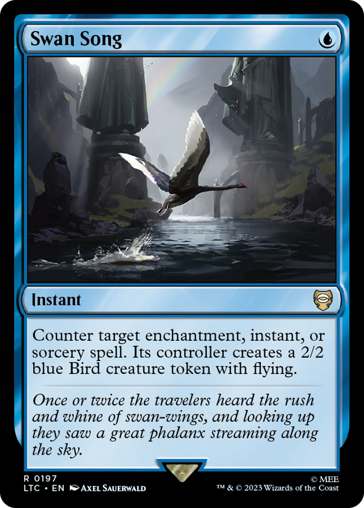 Swan Song [The Lord of the Rings: Tales of Middle-Earth Commander] MTG Single Magic: The Gathering | Red Claw Gaming