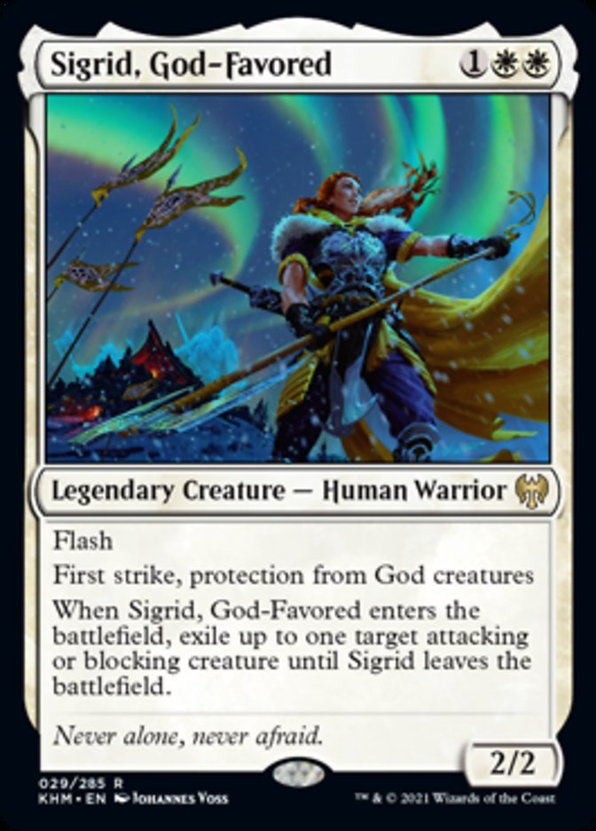 Sigrid, God-Favored [Kaldheim] MTG Single Magic: The Gathering | Red Claw Gaming