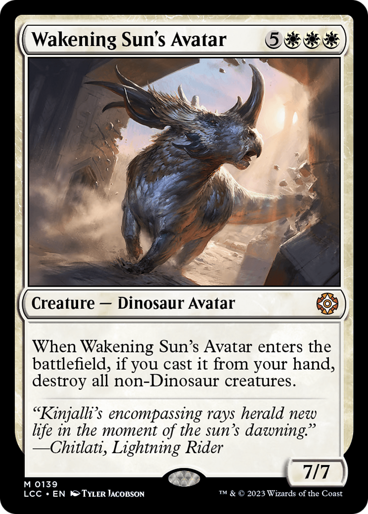 Wakening Sun's Avatar [The Lost Caverns of Ixalan Commander] MTG Single Magic: The Gathering | Red Claw Gaming