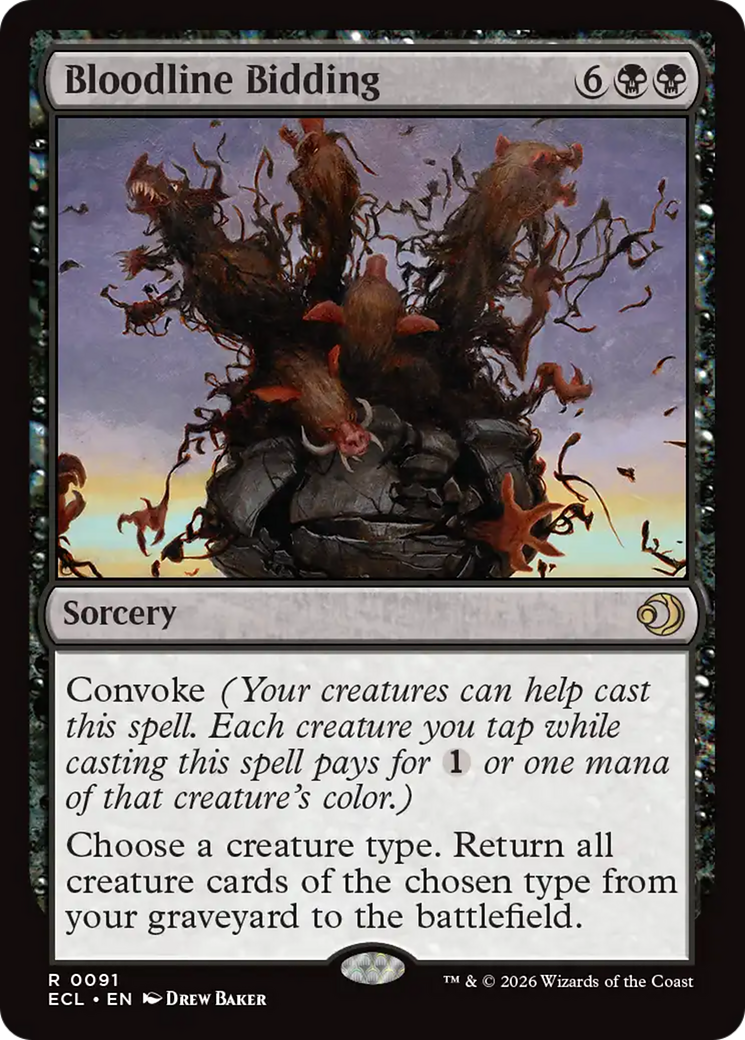 Bloodline Bidding [Lorwyn Eclipsed] MTG Single Magic: The Gathering | Red Claw Gaming