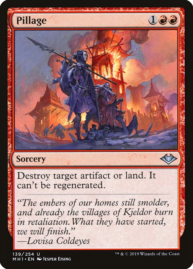 Pillage [Modern Horizons] MTG Single Magic: The Gathering    | Red Claw Gaming