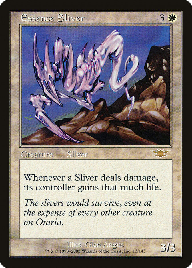 Essence Sliver [Legions] MTG Single Magic: The Gathering | Red Claw Gaming