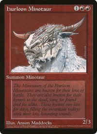 Hurloon Minotaur (Oversized) [Oversize Cards] MTG Single Magic: The Gathering | Red Claw Gaming