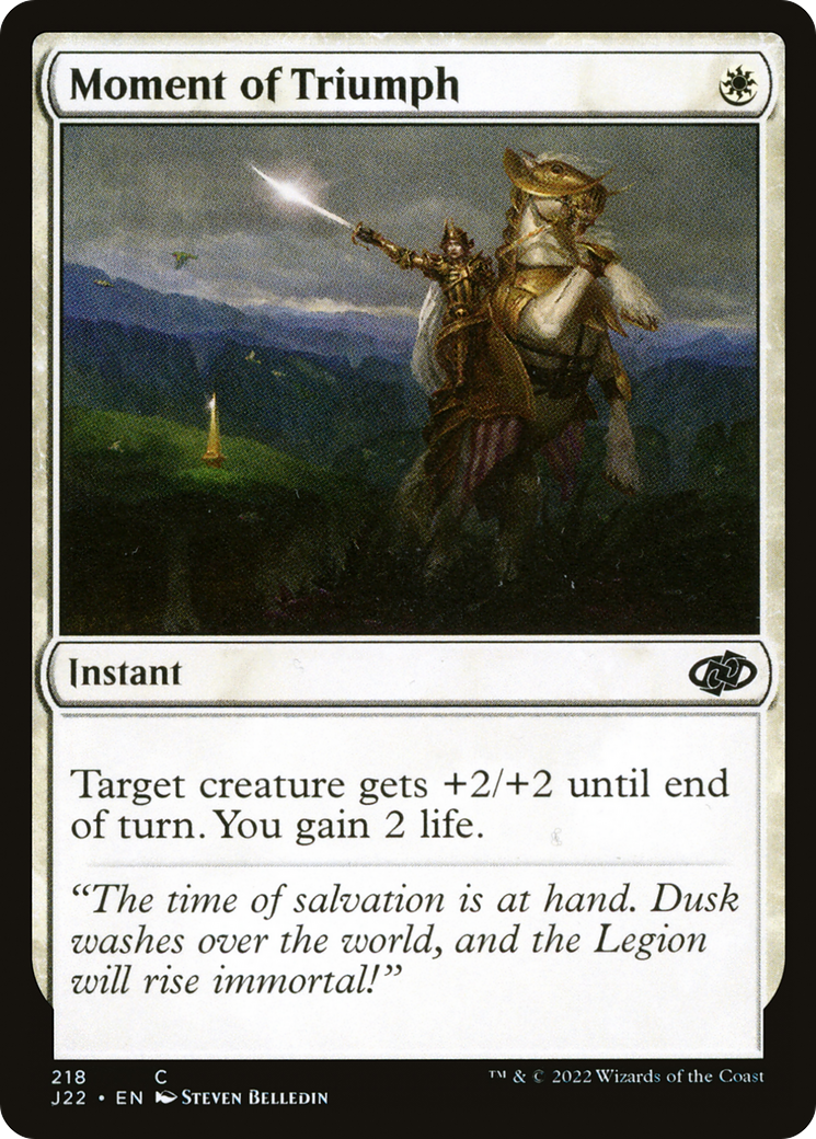 Moment of Triumph [Jumpstart 2022] MTG Single Magic: The Gathering | Red Claw Gaming