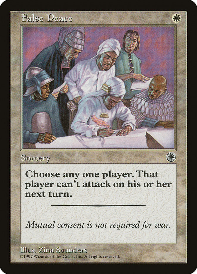False Peace [Portal] MTG Single Magic: The Gathering | Red Claw Gaming