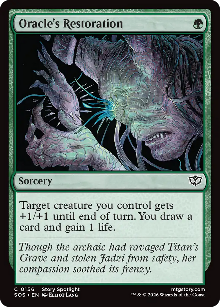 Oracle's Restoration [Secrets of Strixhaven] MTG Single Magic: The Gathering | Red Claw Gaming