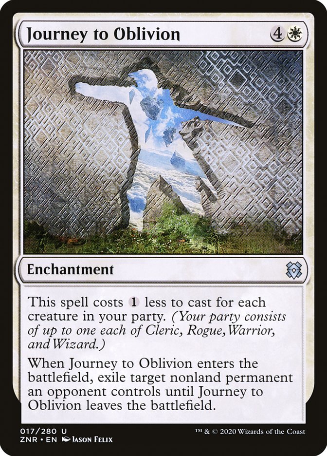 Journey to Oblivion [Zendikar Rising] MTG Single Magic: The Gathering | Red Claw Gaming