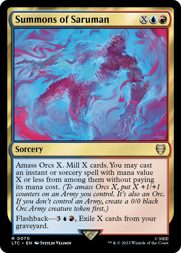 Summons of Saruman [The Lord of the Rings: Tales of Middle-Earth Commander] MTG Single Magic: The Gathering | Red Claw Gaming