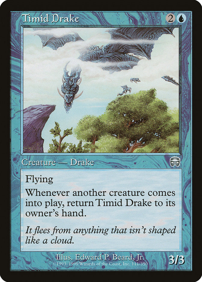 Timid Drake [Mercadian Masques] MTG Single Magic: The Gathering | Red Claw Gaming