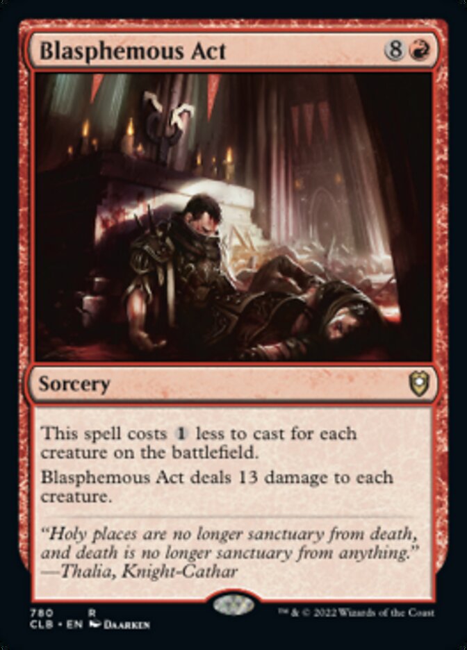 Blasphemous Act [Commander Legends: Battle for Baldur's Gate] MTG Single Magic: The Gathering | Red Claw Gaming