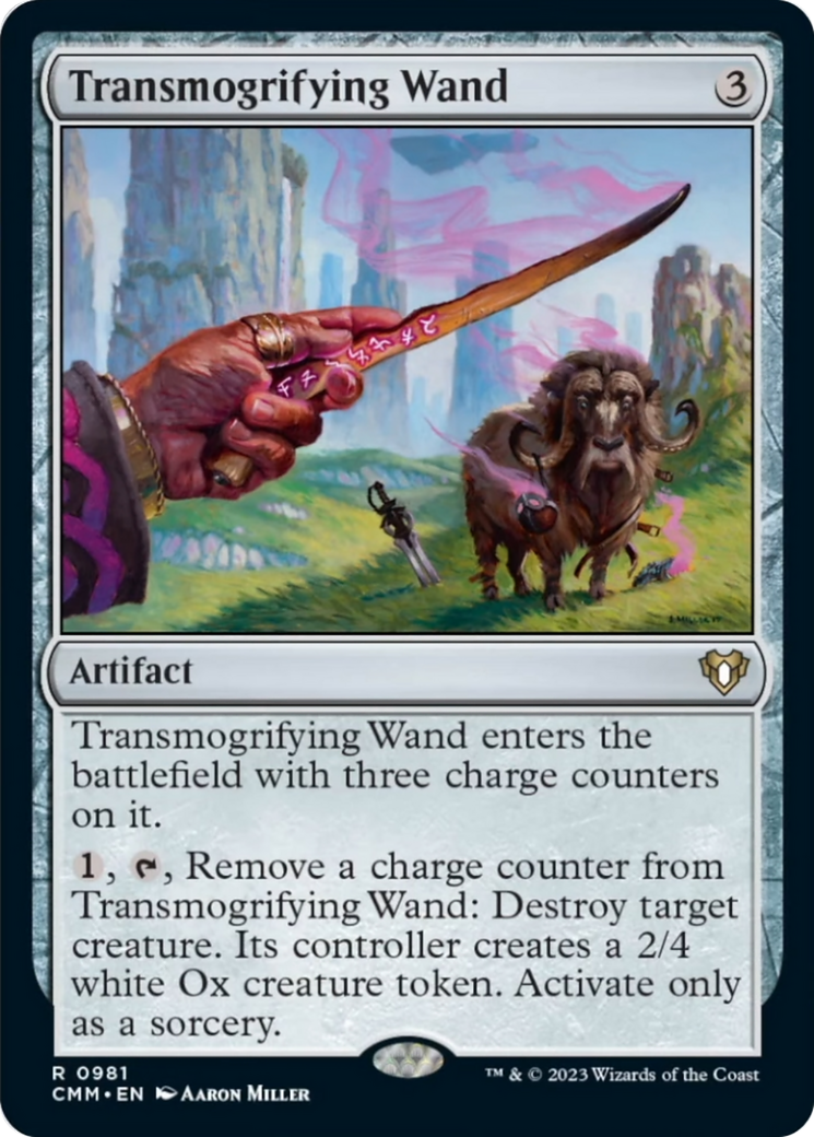 Transmogrifying Wand [Commander Masters] MTG Single Magic: The Gathering | Red Claw Gaming