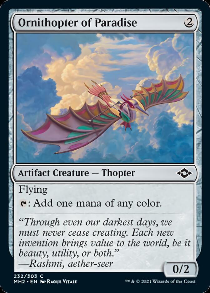 Ornithopter of Paradise [Modern Horizons 2] MTG Single Magic: The Gathering    | Red Claw Gaming