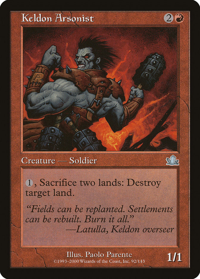 Keldon Arsonist [Prophecy] MTG Single Magic: The Gathering | Red Claw Gaming