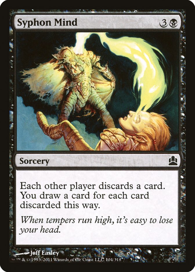 Syphon Mind [Commander 2011] MTG Single Magic: The Gathering | Red Claw Gaming