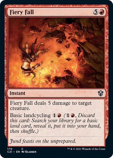Fiery Fall [Commander 2021] MTG Single Magic: The Gathering | Red Claw Gaming