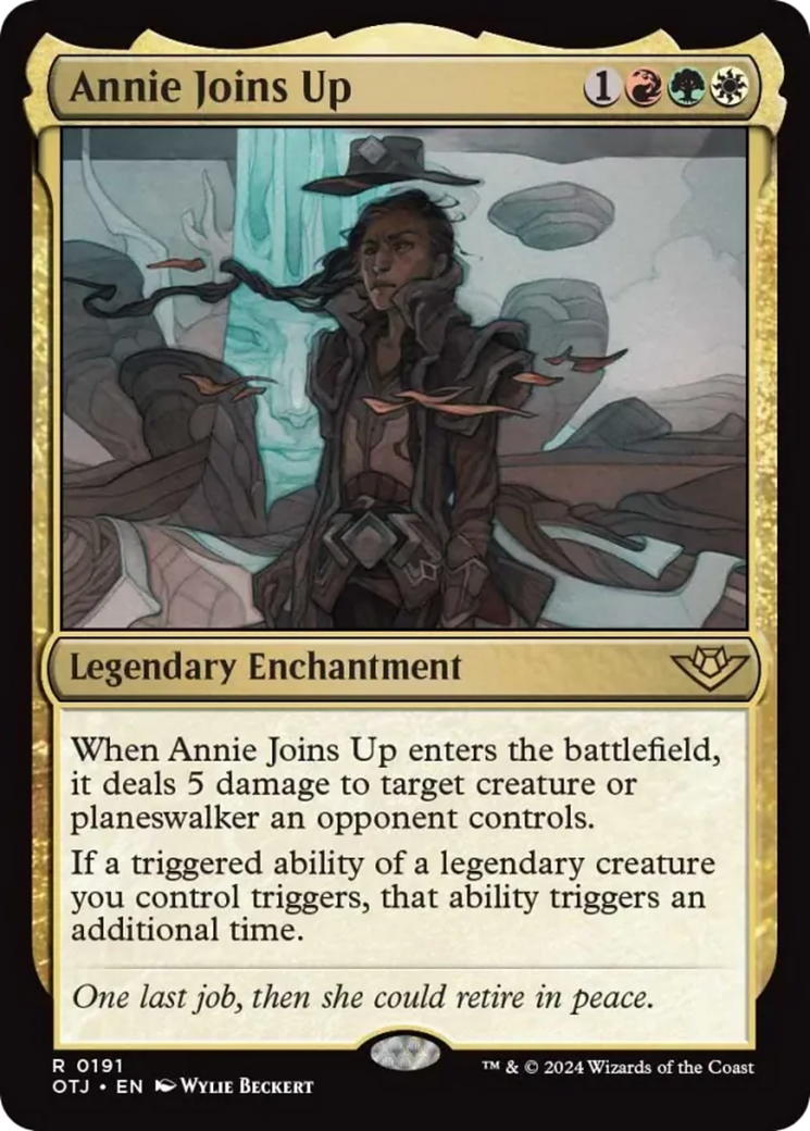 Annie Joins Up [Outlaws of Thunder Junction] MTG Single Magic: The Gathering    | Red Claw Gaming