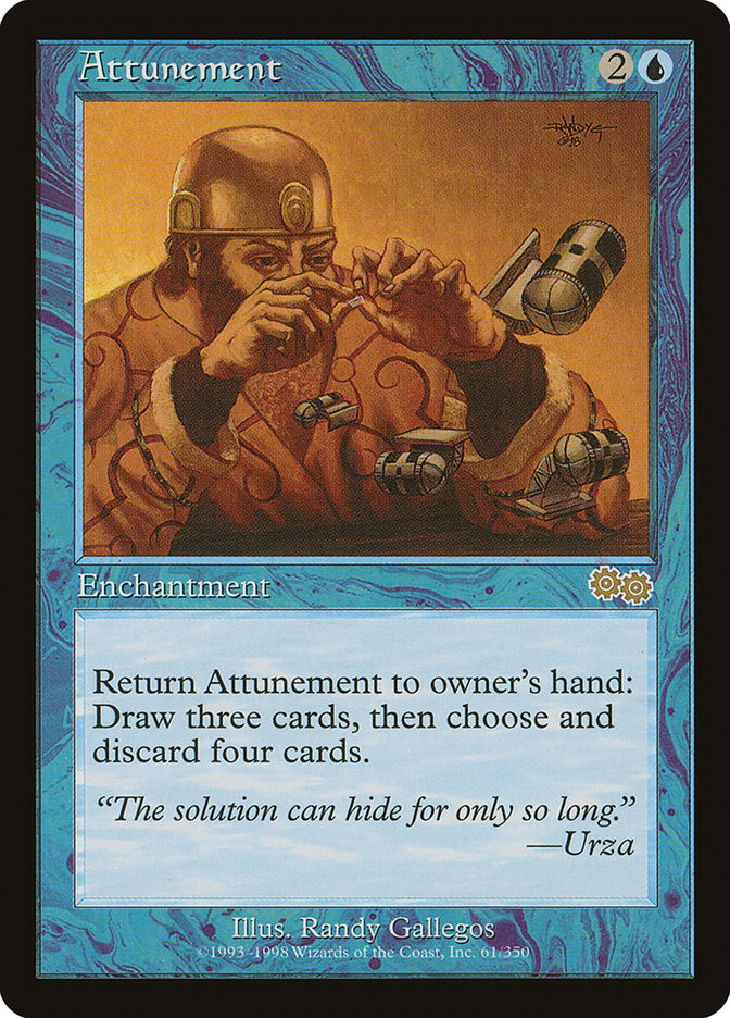 Attunement [Urza's Saga] MTG Single Magic: The Gathering | Red Claw Gaming