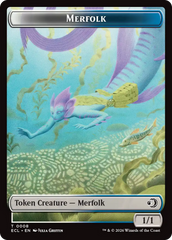Shapeshifter // Merfolk Double-Sided Token [Lorwyn Eclipsed Tokens] MTG Single Magic: The Gathering | Red Claw Gaming