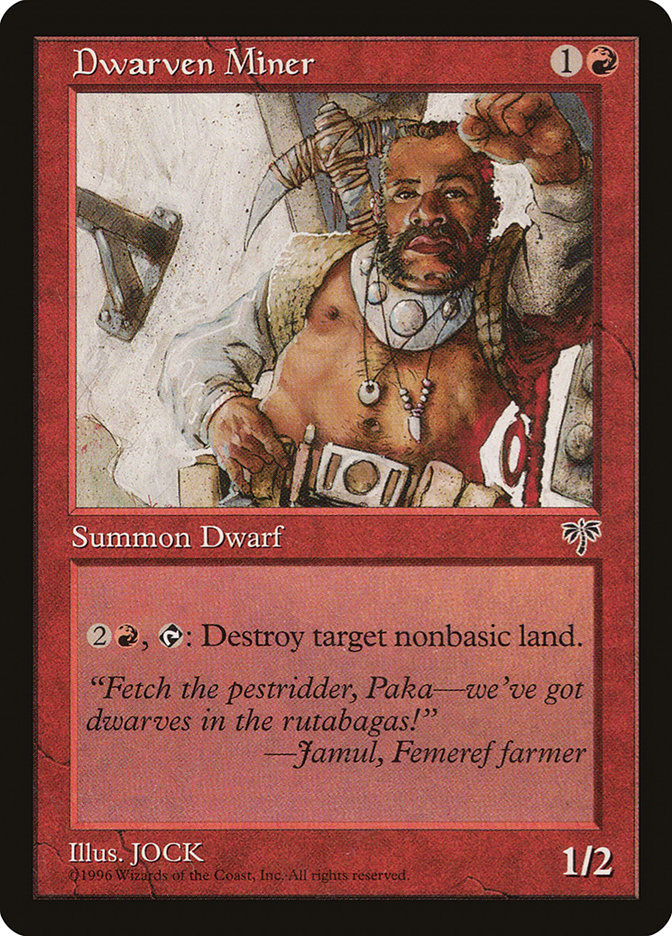 Dwarven Miner [Mirage] MTG Single Magic: The Gathering | Red Claw Gaming