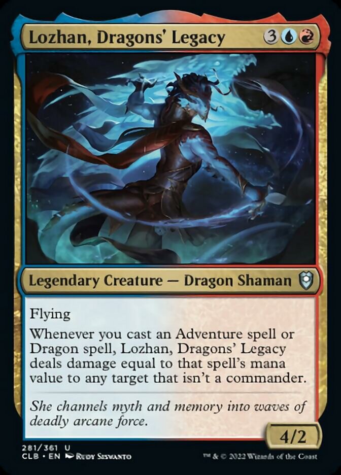 Lozhan, Dragons' Legacy [Commander Legends: Battle for Baldur's Gate] MTG Single Magic: The Gathering | Red Claw Gaming