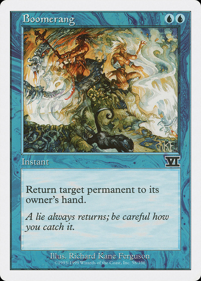 Boomerang [Classic Sixth Edition] MTG Single Magic: The Gathering | Red Claw Gaming
