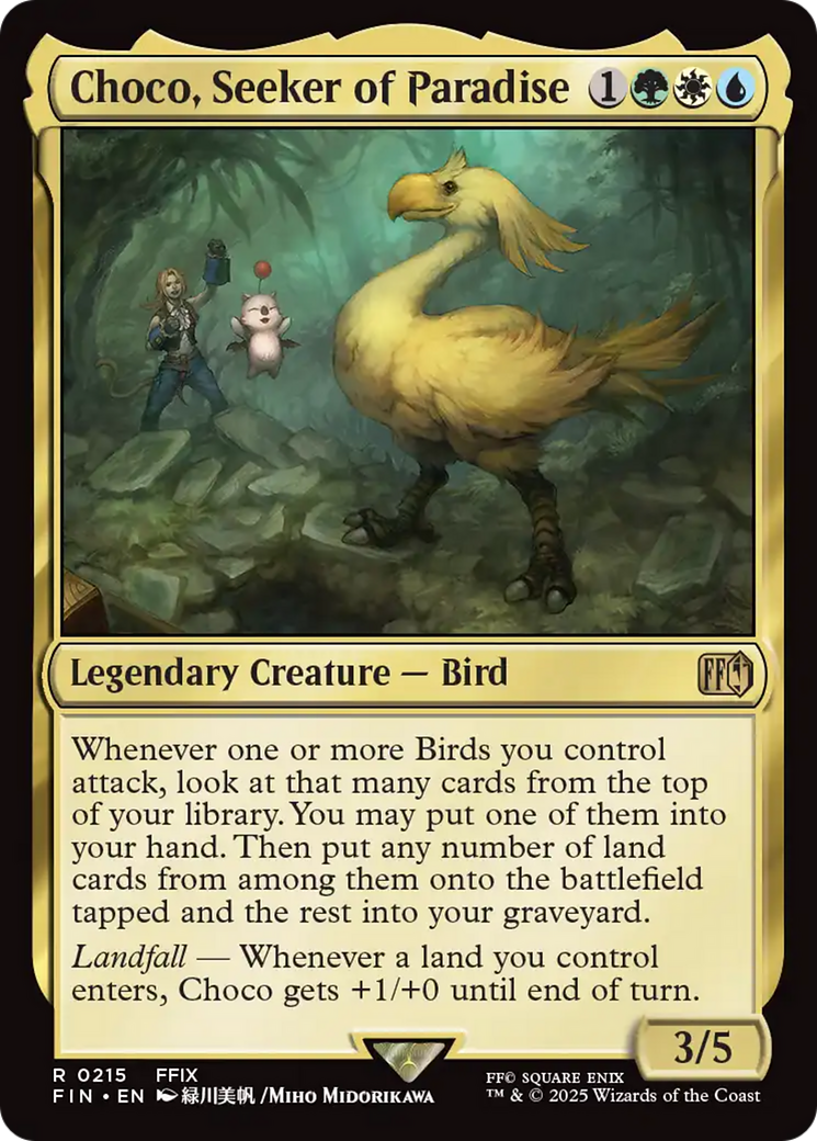 Choco, Seeker of Paradise [FINAL FANTASY] MTG Single Magic: The Gathering | Red Claw Gaming