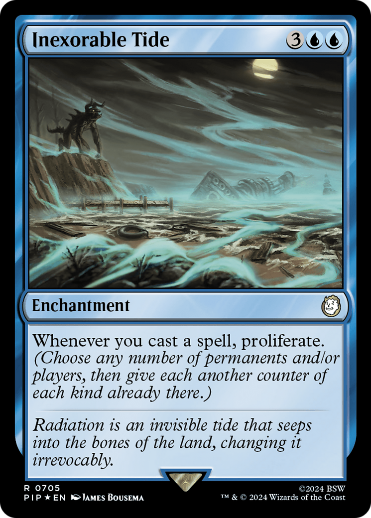 Inexorable Tide (Surge Foil) [Fallout] MTG Single Magic: The Gathering | Red Claw Gaming