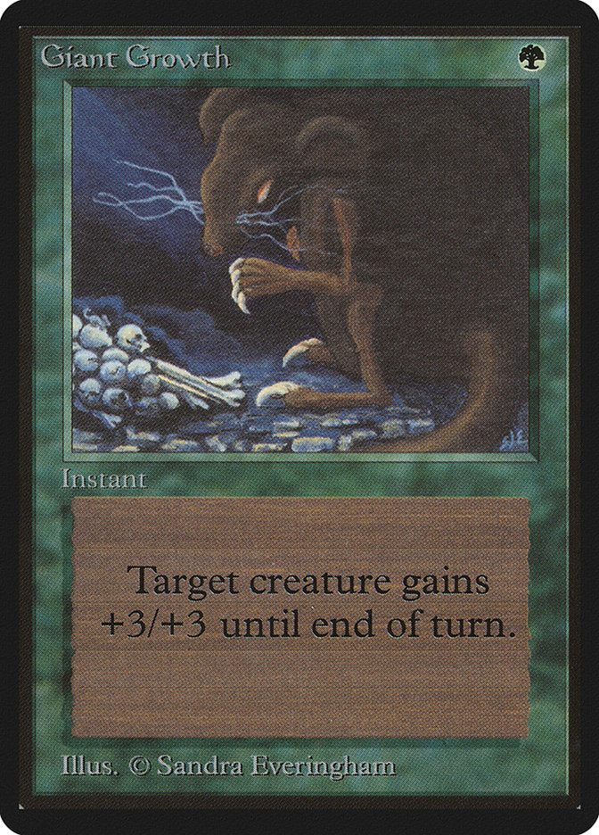 Giant Growth [Beta Edition] MTG Single Magic: The Gathering | Red Claw Gaming