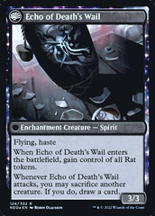 Tribute to Horobi // Echo of Death's Wail [Kamigawa: Neon Dynasty Prerelease Promos] MTG Single Magic: The Gathering | Red Claw Gaming