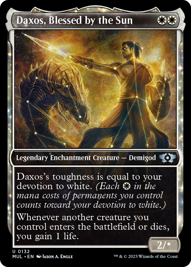 Daxos, Blessed by the Sun (Halo Foil) [Multiverse Legends] MTG Single Magic: The Gathering | Red Claw Gaming