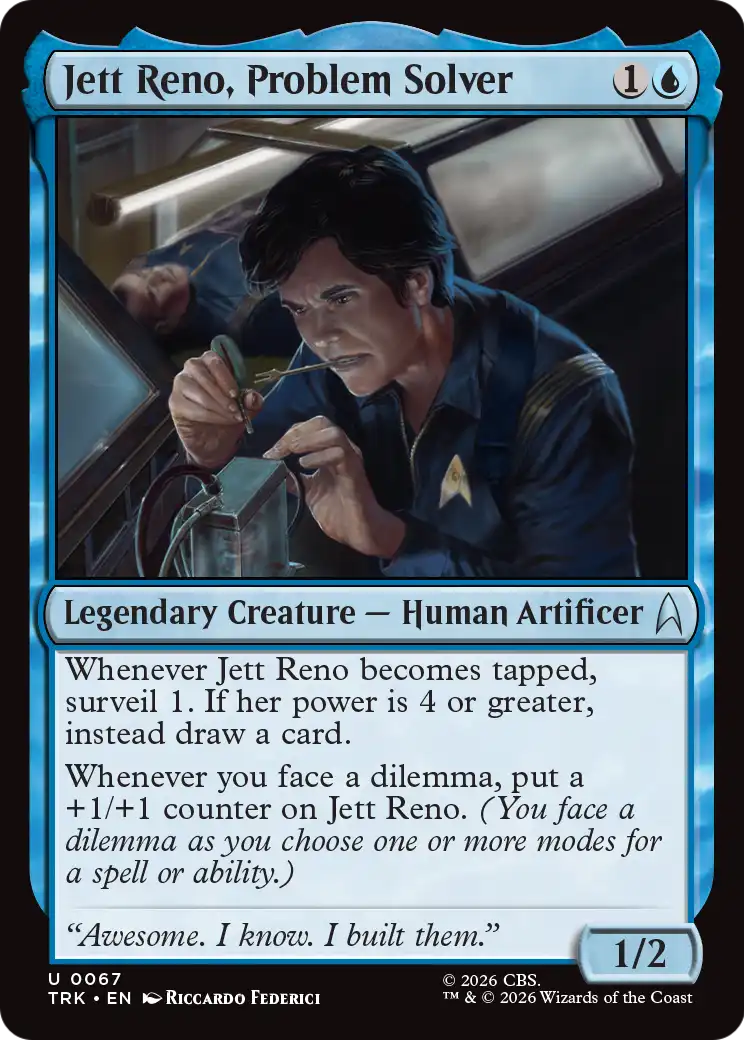 Jett Reno, Problem Solver [Star Trek] | Red Claw Gaming