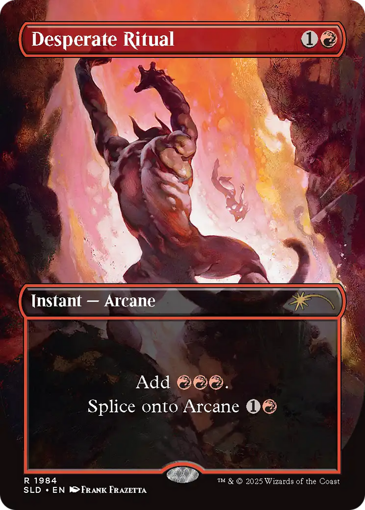 Desperate Ritual (1984) [Secret Lair Drop Series] MTG Single Magic: The Gathering | Red Claw Gaming