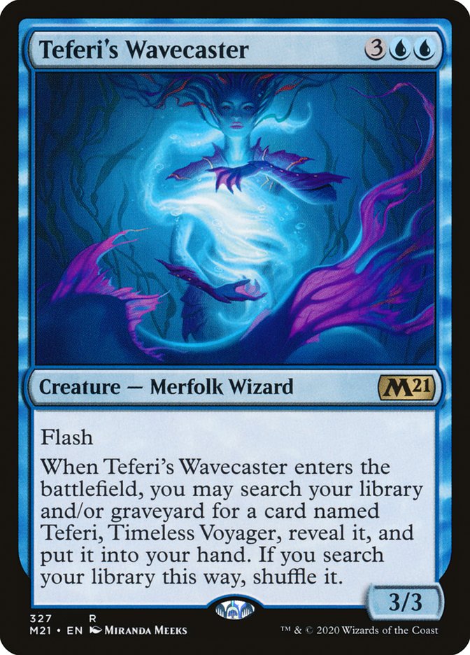 Teferi's Wavecaster [Core Set 2021] MTG Single Magic: The Gathering | Red Claw Gaming
