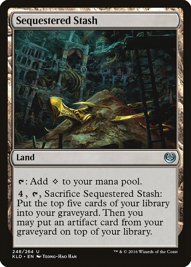 Sequestered Stash [Kaladesh] MTG Single Magic: The Gathering | Red Claw Gaming