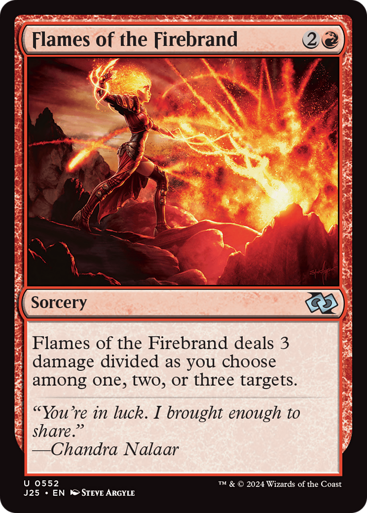 Flames of the Firebrand [Foundations Jumpstart] MTG Single Magic: The Gathering | Red Claw Gaming