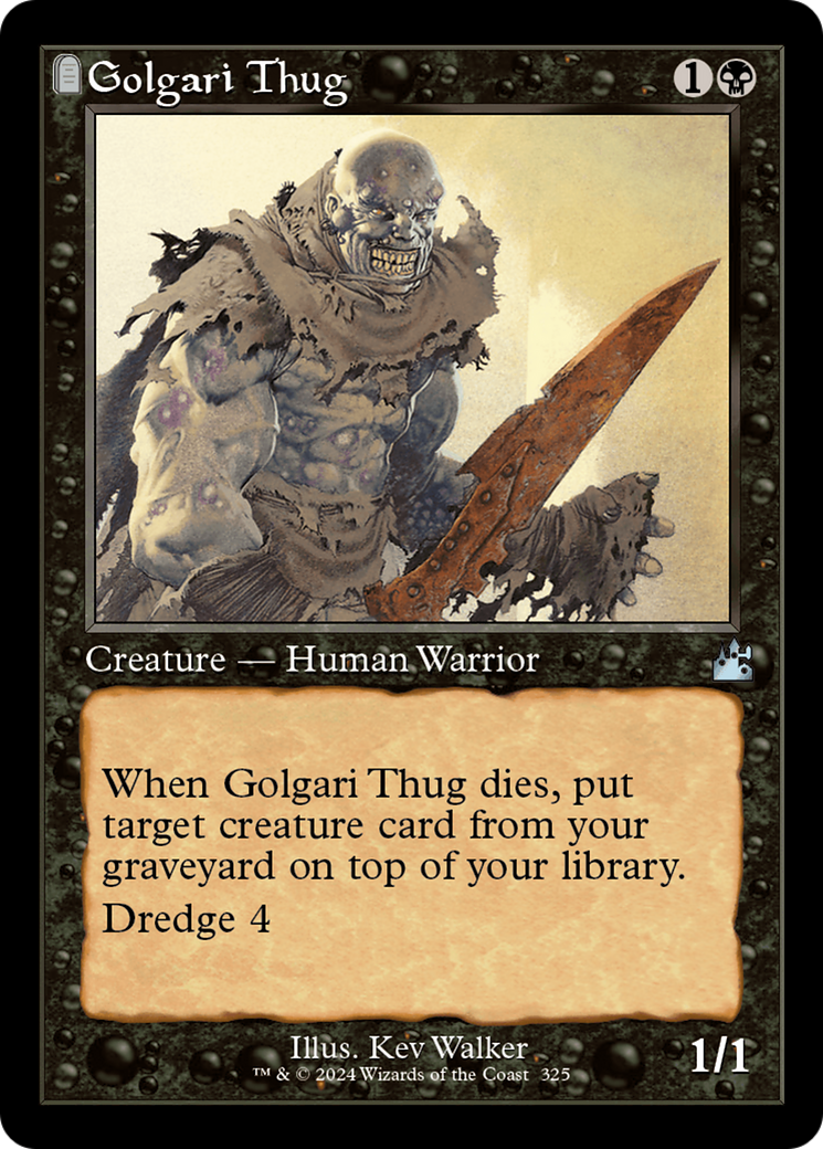 Golgari Thug (Retro Frame) [Ravnica Remastered] MTG Single Magic: The Gathering | Red Claw Gaming