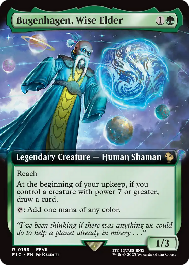 Bugenhagen, Wise Elder (Extended Art) [FINAL FANTASY Commander] MTG Single Magic: The Gathering | Red Claw Gaming