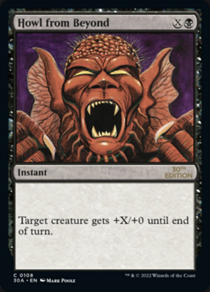 Howl from Beyond [30th Anniversary Edition] MTG Single Magic: The Gathering | Red Claw Gaming